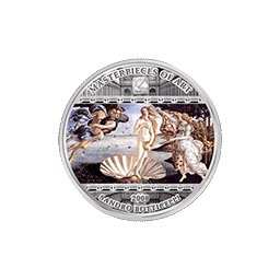 Cook Islands - 2008, 20 dolarów - Botticelli - Narodziny Wenus - Ars Vaticana