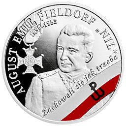 10 zł 2018 Wyklęci przez komunistów żołnierze niezłomni - August Emil Fieldorf "Nil