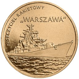 2 zł 2013 Niszczyciel rakietowy "Warszawa
