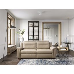 SALMO Sofa 3RF manualna (2xRF) z dwiema manualnymi funkcjami relaks