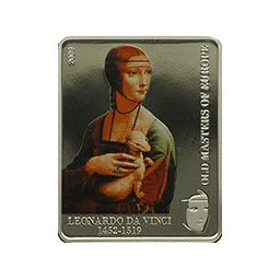 Cook Islands - 2009, 5 Dollars - Malarze świata - Leonardo Da Vinci - Dama z Łasiczką