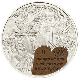 Palau - 2013, 2 dolary - Historie Biblijne - 10 Przykazań - II