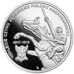 10 zł 2018 100-lecie czynu zbrojnego Polonii amerykańskiej