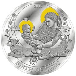 Palau - 2013, 2 dolary - Historie Biblijne - Narodziny Jezusa