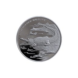 Kongo - 10 franc 2009 - Zagrożone zwierzęta - Krokodyl