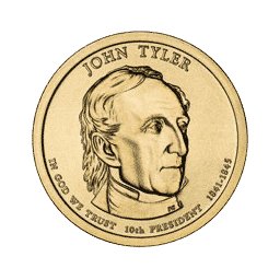 1 dolar 2009 - John Tyler (D)