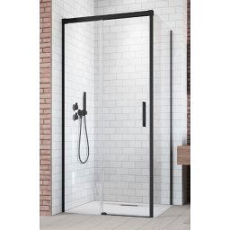Radaway Idea Black Kdj kabina 100x75cm lewa czarny mat/szkło przejrzyste 387040-54-01L/387049-54-01R