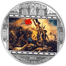 Cook Islands - 2013, 20 dolarów - Eugene Delacroix - Liberty - Ars Vaticana
