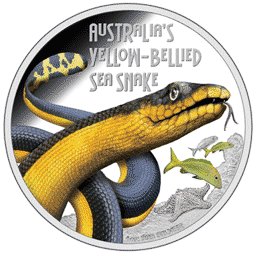 Tuvalu - 2013, 1 dolar - Wąż Morski - Sea Snake