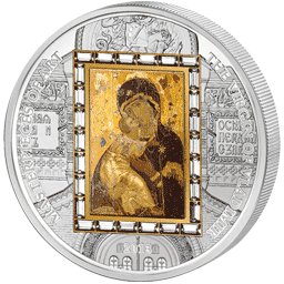 Cook Islands - 2013, 20 dolarów - Virgin of Vladimir - Ars Vaticana