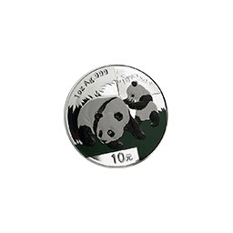 Chiny - 10 yuan 2008 Emaliowana - Panda