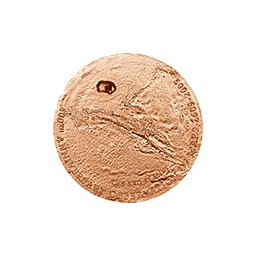 Cook Islands - 2009, 5 dolarów - Meteoryt Mars - 400 lat obserwacji Marsa