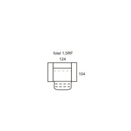 MELLOW Fotel 1,5RF (ele) fotel z elektryczną funkcją relaks