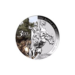 Tuvalu - 2009, 1 dolar - Bitwa pod Połtawą