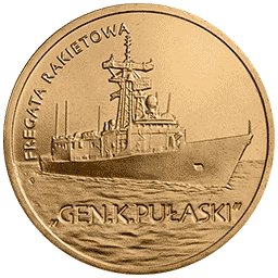 2 zł 2013 Fregata rakietowa - Gen. K. Pułaski