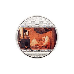 Cook Islands - 2009, 20 dolarów - Carl Spitzwerg - Biedny Poeta - Ars Vaticana