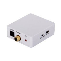 HDA-2CT Dwukierunkowy konwerter koaksjal / optyczny / rozdzielacz audio