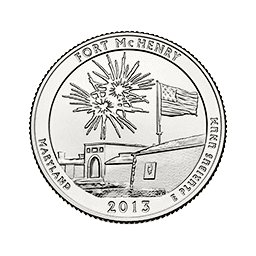 25 Centów 2013 - Fort McHenry National Monument and Historic Shrine - Maryland (D)