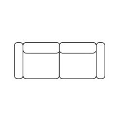 ALISON Sofa 2,5 Bez funkcji spania