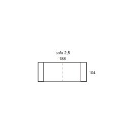 MELLOW Sofa 2,5