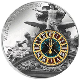 Cook Islands - 2013, 10 Dollars - Okna Historii - GRAND CENTRAL TERMINAL - 2. moneta