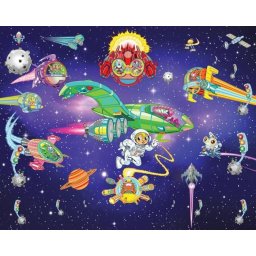 Tapeta 3D Przygody obcych