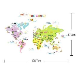 Kolorowa Mapa Świata