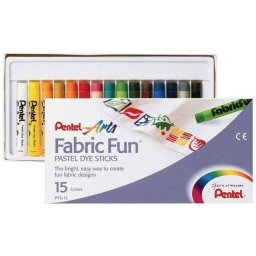 Pentel Fabric Fun pastele do tkanin x15