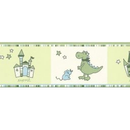 Pasek dekoracyjny Dinozaury 1091-18 Border Esprit Kids 3