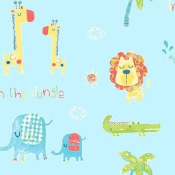 Tapeta Afrykańskie Zwierzęta Tiny Tots G45146