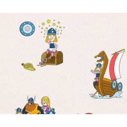 Tapeta Piraci Wikingowie 94189-1 KIDS BEST FRIENDS