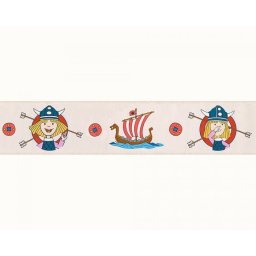 Pasek dekoracyjny Piraci Wikingowie BORDER 94195-1 KIDS BEST FRIENDS