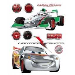 Naklejki Duża Naklejka Cars 2 Auta Francesco