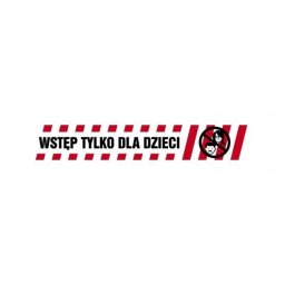 Taśma naklejka Wstęp tylko dla dzieci