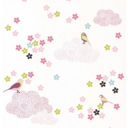 Tapeta Moulin Roty 36160603 chmurki i ptaszki
