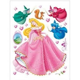 Naklejki Duża Naklejka Disney Princess AURORA Księżniczka