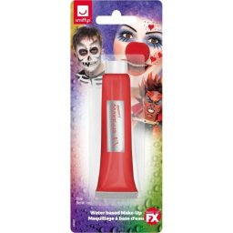 Farba krem do twarzy i ciała 28ml Czerwona - tuba