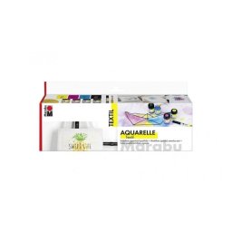 Zestaw farb do tkanin 4x15ml MARABU TEXTIL AQUARELLE