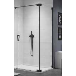 SanSwiss Cadura Black Line ścianka boczna Cat2 100x200cm profile czarny mat CAT21000607