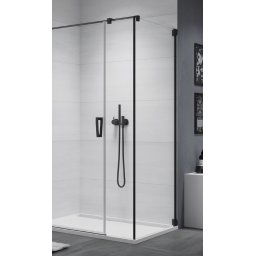 SanSwiss Cadura Black Line ścianka boczna Cat5 100x200cm profile czarny mat CAT51000607