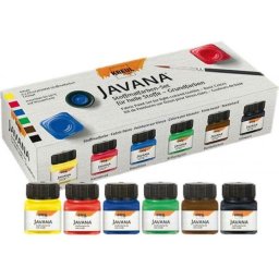 Zestaw farb do tkanin Javana 6x20ml