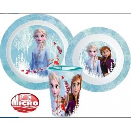 Zestaw naczyń obiadowy Disney Frozen Kraina Lodu