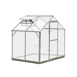 Szklarnia aluminiowa 2,30 x 1,54m Gutta Gartentec F2 z poliwęglanu 6mm