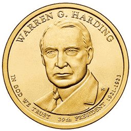 1 dolar 2014 - Warren G. Harding (P)