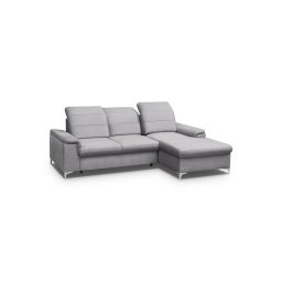 BERGAMO MINI LIGHT GREY Narożnik z funkcją i pojemnikiem PROMOCJA