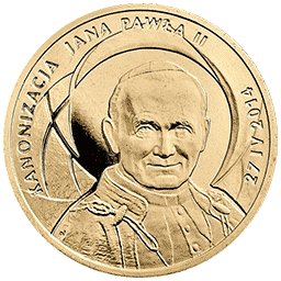 2 zł 2014 Kanonizacja Jana Pawła II - 27 IV 2014