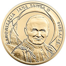 100 zł 2014 Kanonizacja Jana Pawła II - 27 IV 2014