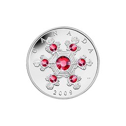 Kanada - 2009, 20 dolarów - Snowflake, Śnieżynka - Pink/Różowa
