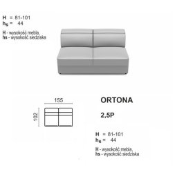 ORTONA El. 2,5-os. 2,5P z pojemnikiem