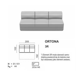 ORTONA El. 3-os. 3R Rozkładany